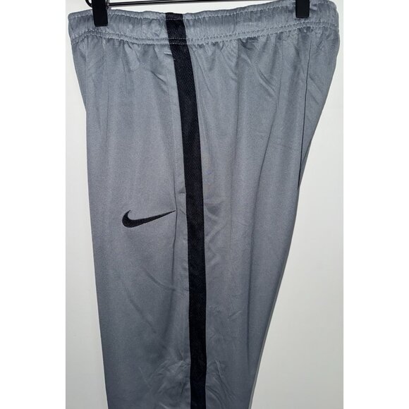 Nike Pants Women’s Size Large Black Side Stripes Grey Polyester - Picture 8 of 15